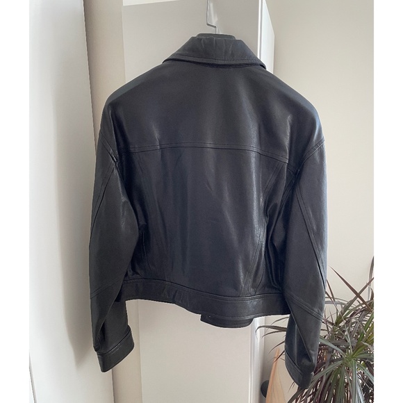 IRO Alkal Cropped Leather Jacket - Picture 5 of 11